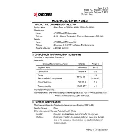 Toner TK-8505K Kyocera-Mita nero  1T02LC0NL0